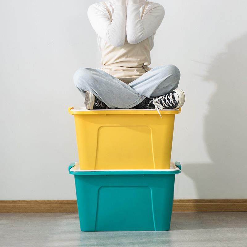 茶花塑料储物盒箱玩具整理箱容量宿舍家居被子衣服收纳箱,淘宝优惠券,粉丝福利购,淘宝优惠卷