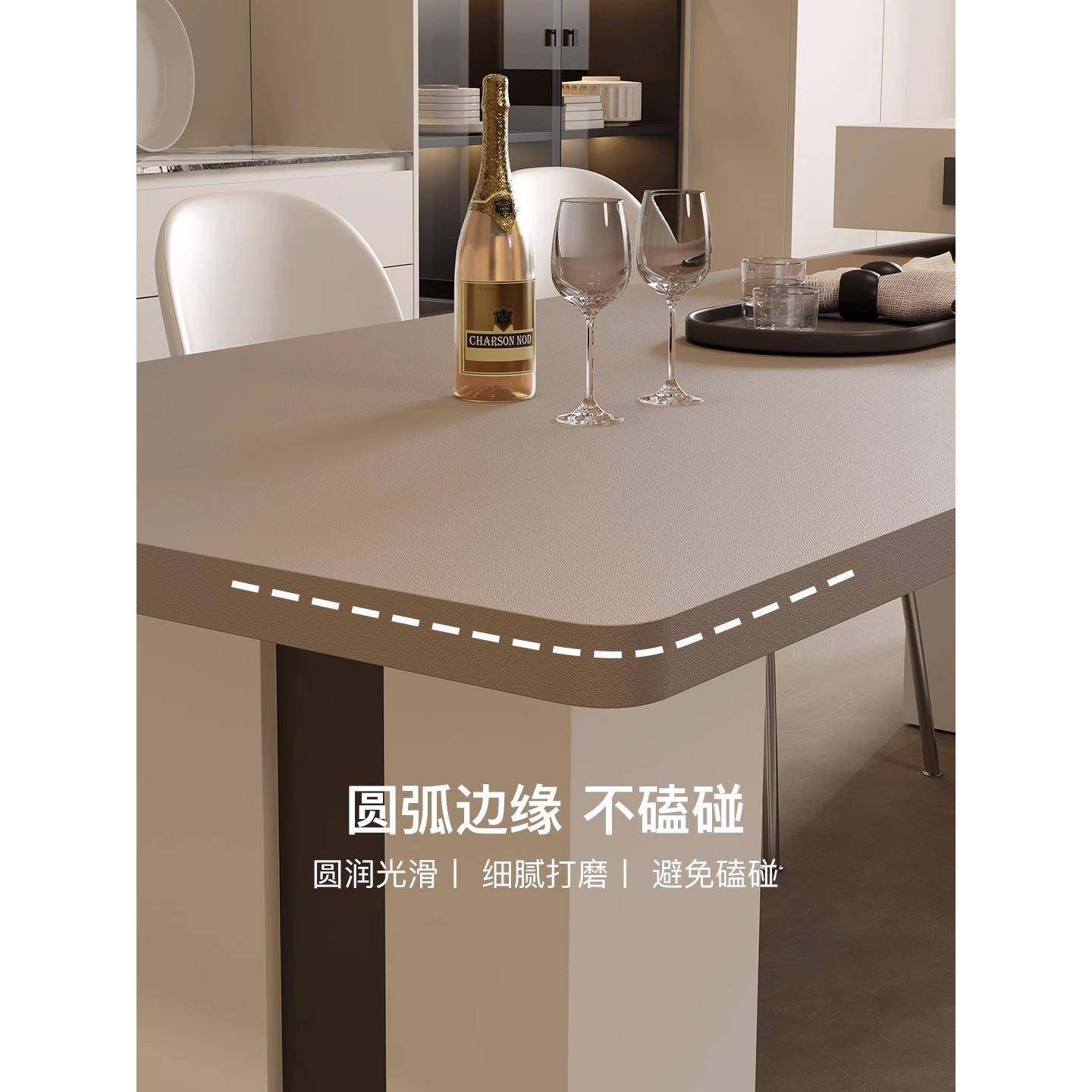 岛台餐桌一体智能电动可伸缩家用大户型意式极简中岛台岩板餐桌椅,淘宝优惠券,粉丝福利购,淘宝优惠卷