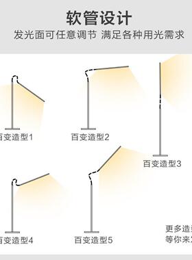 落地灯阅读学习钢琴灯led超亮客厅立式书房台灯卧室床头夜读灯