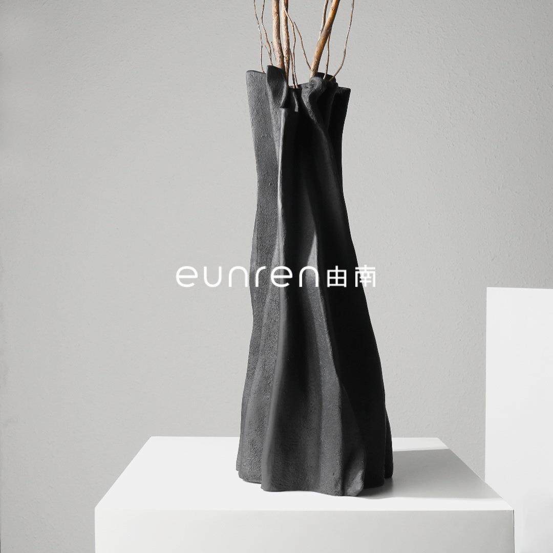 简约现代轻奢软装饰品家居餐桌干花插花器售楼处样板房间花瓶摆件,淘宝优惠券,粉丝福利购,淘宝优惠卷