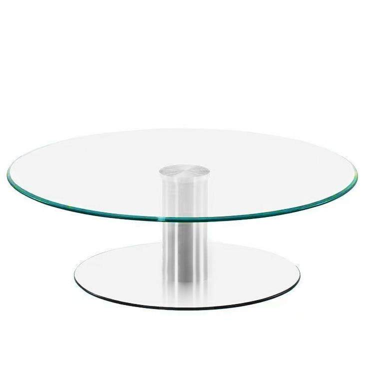 A9L餐桌二层转盘钢化玻璃加高转盘饭店酒水展示台圆桌茶几家用旋,淘宝优惠券,粉丝福利购,淘宝优惠卷