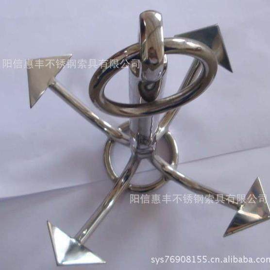 船用四爪锚羊角索栓系船柱船锚游艇锚固定件五金固定配件316,淘宝优惠券,粉丝福利购,淘宝优惠卷