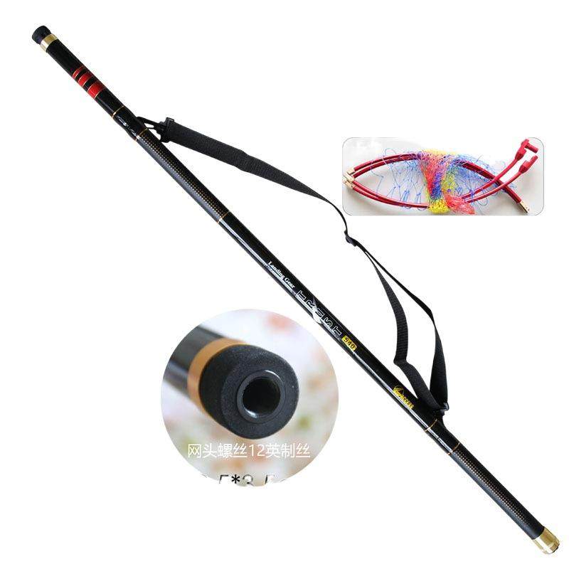 出口碳素矶钓抄网4.5/5.4/6.3米玉柄海钓抄网长节矶玉网超硬森生,淘宝优惠券,粉丝福利购,淘宝优惠卷