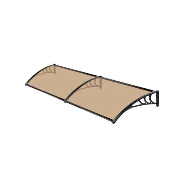 铝合金雨棚户外阳台无声雨蓬门头挡雨透明PC耐力板加强加厚窗户,淘宝优惠券,粉丝福利购,淘宝优惠卷