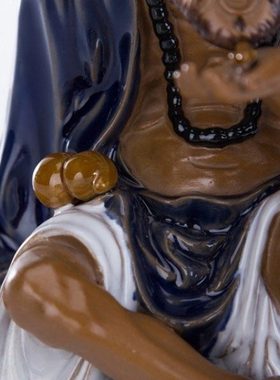 石湾公仔陶瓷济公活佛罗汉中式家居门客厅喜庆饮酒济公颠和尚文玩