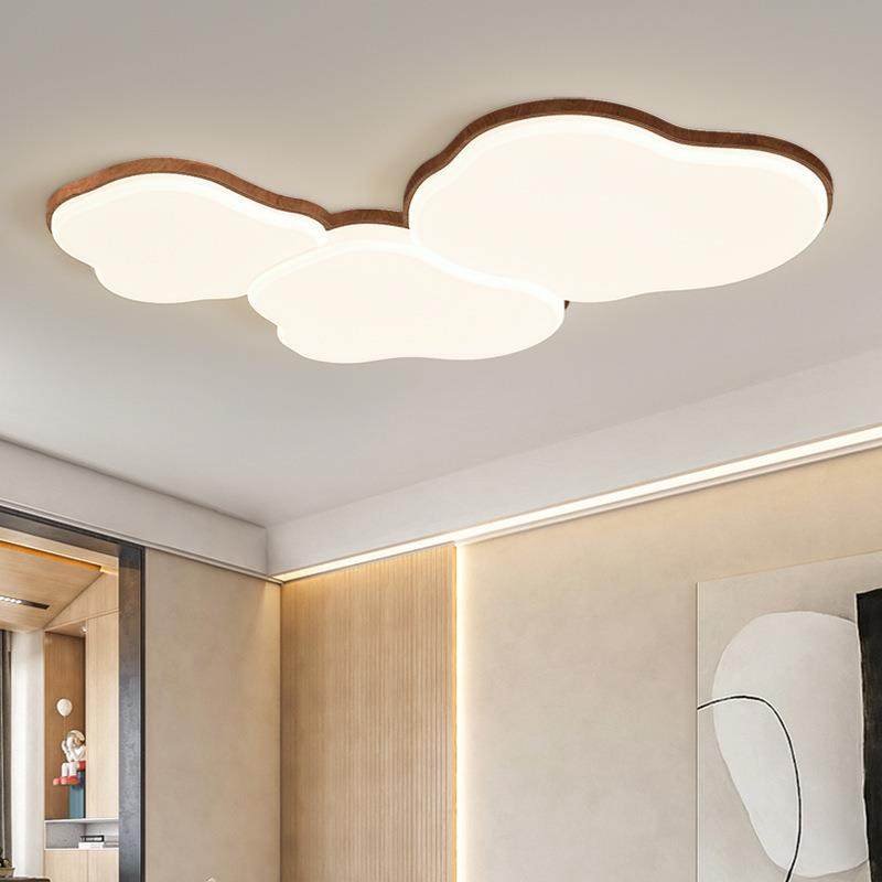 胡桃木纹色吸顶灯全光谱护眼卧室餐厅吊灯全屋组合套餐智能超亮,淘宝优惠券,粉丝福利购,淘宝优惠卷