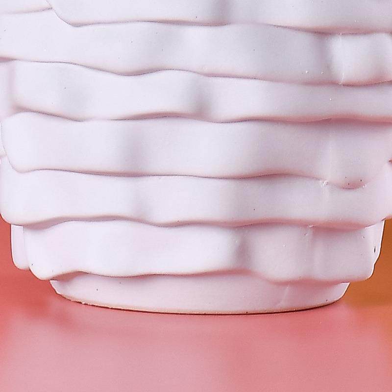 现代简约磨砂白花瓶花器家居客厅电视柜装饰品摆件创意餐桌摆件,淘宝优惠券,粉丝福利购,淘宝优惠卷