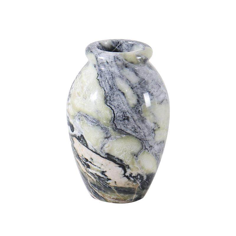 天然大理石轻奢风花瓶新中式样板间别墅书房装饰展示柜摆件,淘宝优惠券,粉丝福利购,淘宝优惠卷