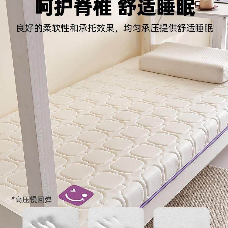 2025新款乳胶床垫宿舍床单单件学生软垫家用单人记忆棉被单被褥子,淘宝优惠券,粉丝福利购,淘宝优惠卷