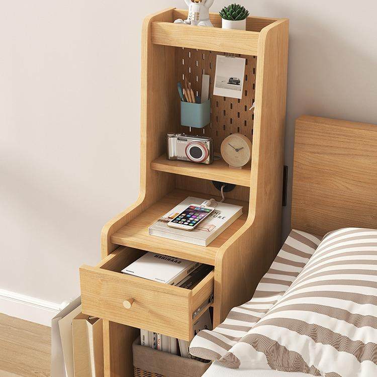志光超窄床头柜小户型迷你床边柜储物柜置物架简易小型床边置物架,淘宝优惠券,粉丝福利购,淘宝优惠卷