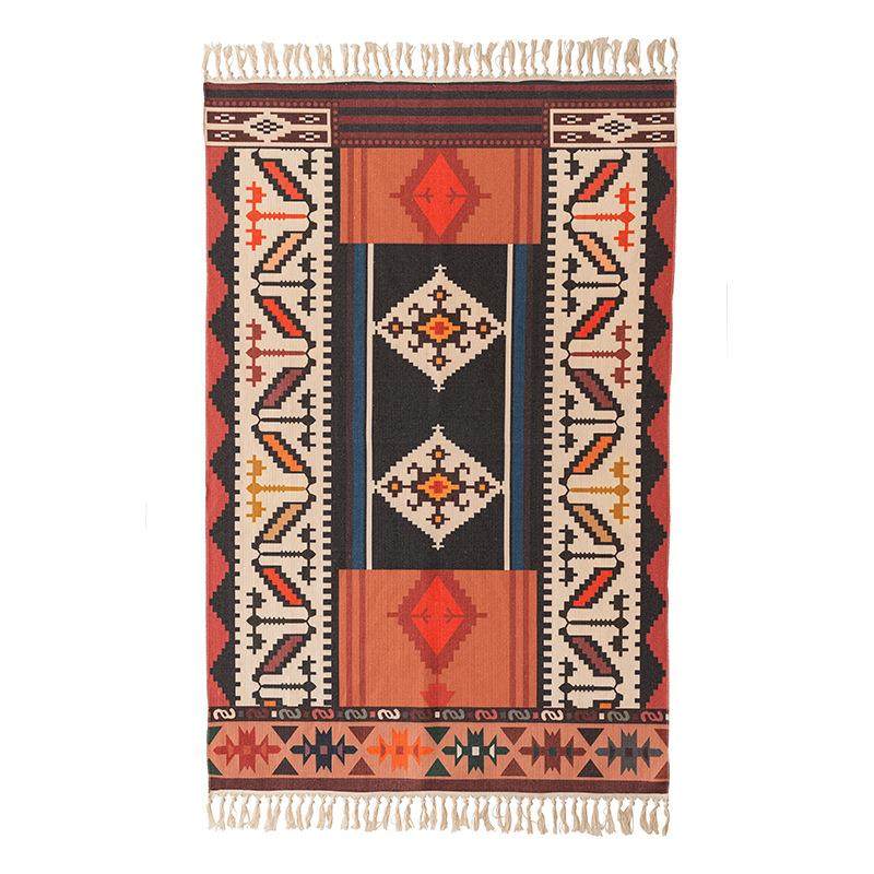 外贸摩洛哥棉麻复古地垫卧室床边脚垫多功能客厅沙发茶几地毯,淘宝优惠券,粉丝福利购,淘宝优惠卷