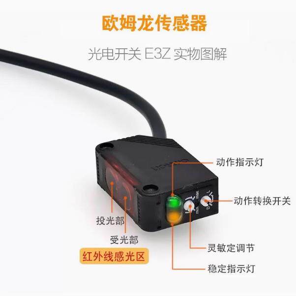 原装E3Z-D61/D62 /R61/T61A/LS61/B61/D81/D82/R81/T81/G光电开关 - 图2