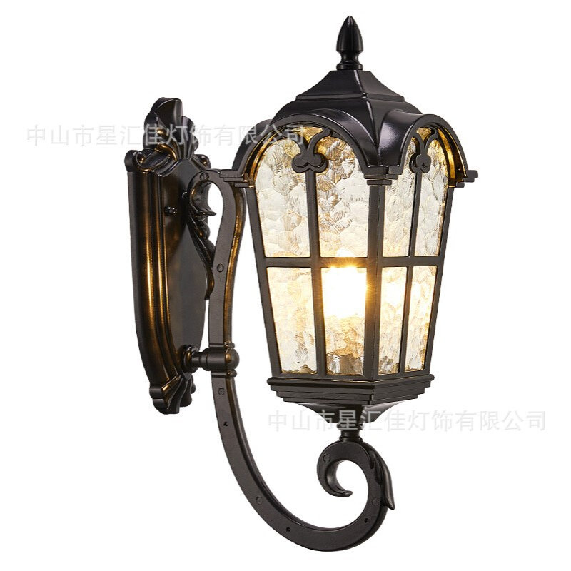 太阳能户外壁灯防水欧式别墅大门柱子围墙露台室外庭院阳台外墙灯 - 图3