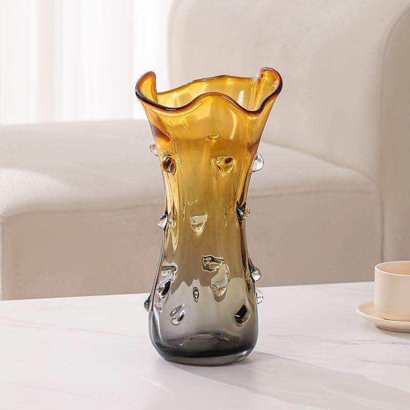 轻奢创意水晶玻璃花瓶客厅玄关水养鲜花高级感家居插花瓶艺术摆件,淘宝优惠券,粉丝福利购,淘宝优惠卷