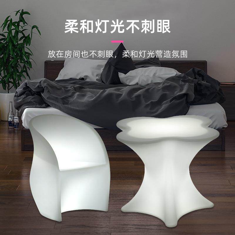 led发光桌椅露天户外酒吧茶几休闲梅花桌椅组合KTV散台创意家具,淘宝优惠券,粉丝福利购,淘宝优惠卷