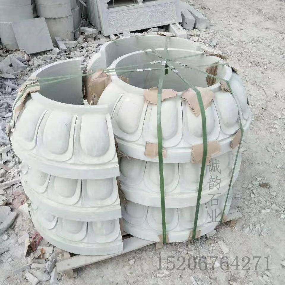 青石雕花柱墩石柱顶石圆形空心包柱子仿古柱础石汉白玉柱墩石,淘宝优惠券,粉丝福利购,淘宝优惠卷
