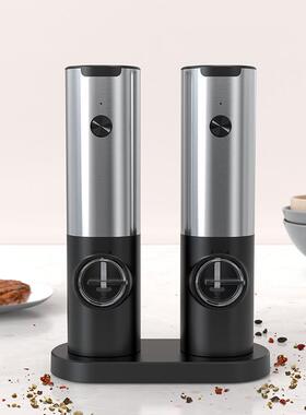 胡椒磨研磨器重力感应式自动研磨器源工厂海盐胡椒电动研磨器