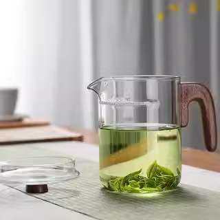 玻璃公道杯加厚分茶器茶水分离月牙杯过滤绿茶杯茶漏一体泡茶杯,淘宝优惠券,粉丝福利购,淘宝优惠卷