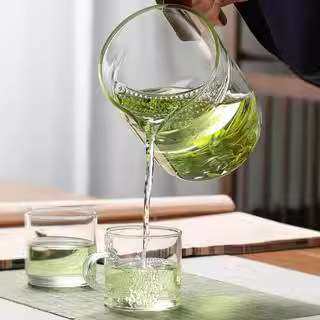 玻璃公道杯加厚分茶器茶水分离月牙杯过滤绿茶杯茶漏一体泡茶杯,淘宝优惠券,粉丝福利购,淘宝优惠卷