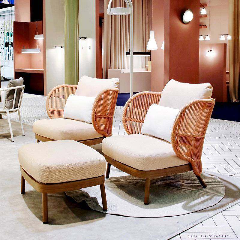 户外家具庭院花园休闲绳编沙发组合室外民宿别墅编织防水防晒躺椅,淘宝优惠券,粉丝福利购,淘宝优惠卷