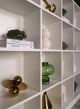 样板房现代酒摆柜客厅创意软装家NHE居饰品件相架组合