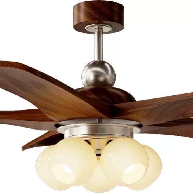 美风式古客厅风扇585灯吊灯法式中古奶油复桃木色直叶静餐厅吊音,淘宝优惠券,粉丝福利购,淘宝优惠卷