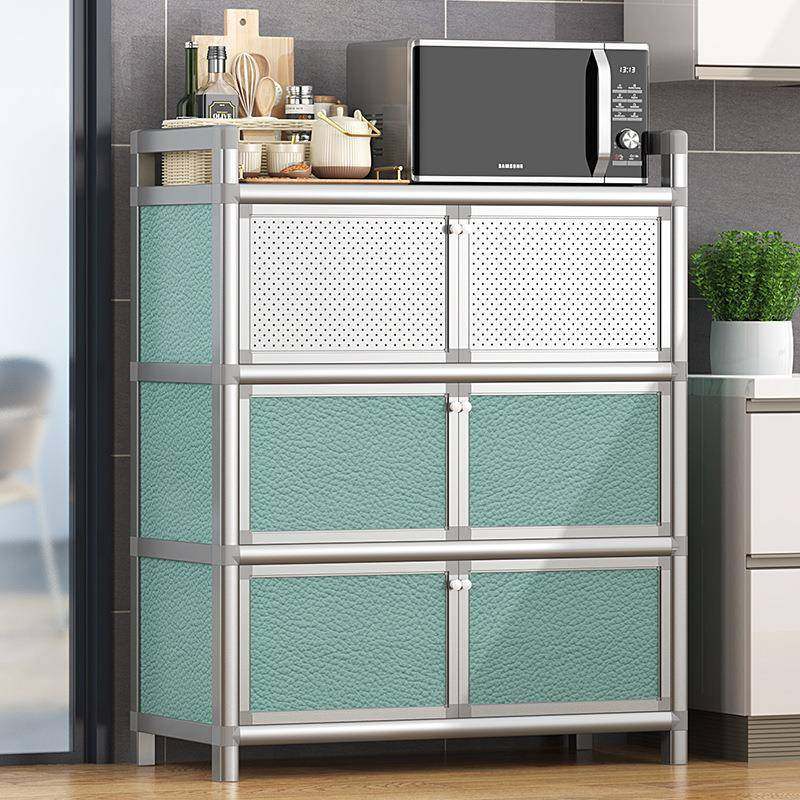 碗柜家用厨5房储置物架THMLOWAM落地多层物多功能小带型收纳橱柜,淘宝优惠券,粉丝福利购,淘宝优惠卷