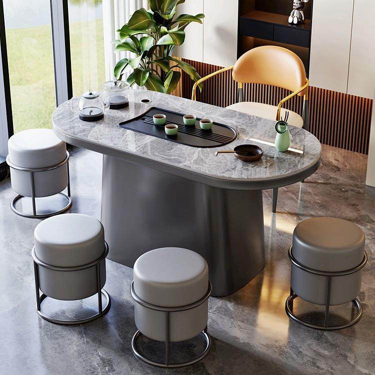 现代简约小户型岩板家用茶桌椅轻奢阳台小茶几茶台烧水壶一体,淘宝优惠券,粉丝福利购,淘宝优惠卷