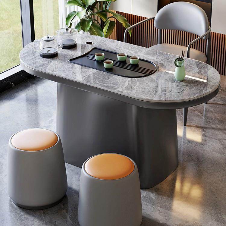 现代简约小户型岩板家用茶桌椅轻奢阳台小茶几茶台烧水壶一体,淘宝优惠券,粉丝福利购,淘宝优惠卷