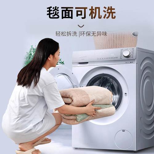 可拆洗机洗水洗石墨烯电热地毯家用客厅移动地暖垫加热暖脚取暖垫 - 图0