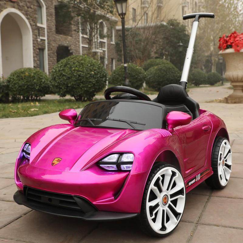 儿童电动汽车四轮遥控轿车宝宝玩具车可坐人男女小孩带推把摇摆车,淘宝优惠券,粉丝福利购,淘宝优惠卷