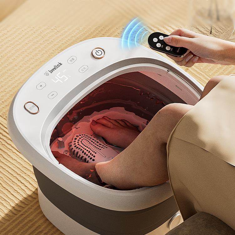热恋可折叠泡脚桶足浴盆家用全自动加热恒温电动按摩足疗洗脚盆,淘宝优惠券,粉丝福利购,淘宝优惠卷