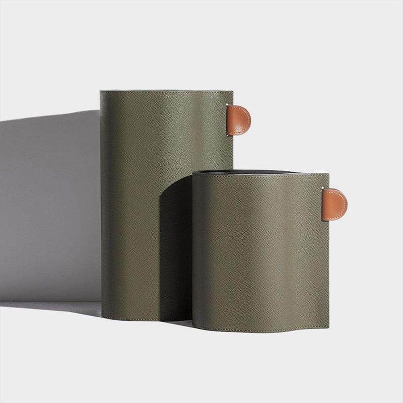 现代简约金属马毛皮革创意艺术花器花瓶摆件桌面客厅装饰品样板间,淘宝优惠券,粉丝福利购,淘宝优惠卷