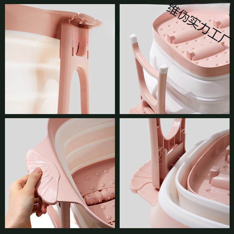 泡脚桶折叠高深过小腿便携式足浴盆宿舍家用加厚洗脚盆保温泡脚袋,淘宝优惠券,粉丝福利购,淘宝优惠卷