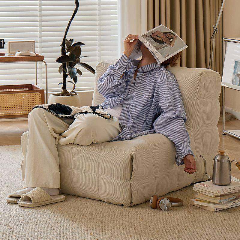 懒人沙发可躺可睡客厅阳台卧室榻榻米网红毛毛虫单人休闲小沙发椅,淘宝优惠券,粉丝福利购,淘宝优惠卷