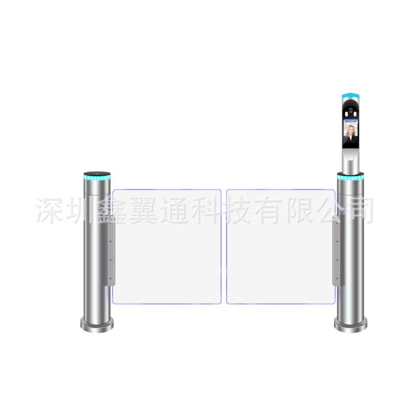 Card access control swing gate pedestrian channel enterprise intelligent anti-collision gate machine office building attendance wing gate three-stick gate