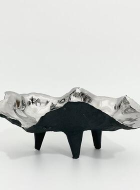 现代轻桌奢创几意样板房软装饰品厅餐厅茶果盘餐果篓客简SYO约摆