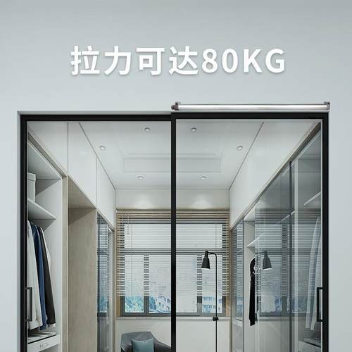 推拉门平移门缓冲自动关门器铝合金木门纱窗门气动家用闭门器80kg - 图2