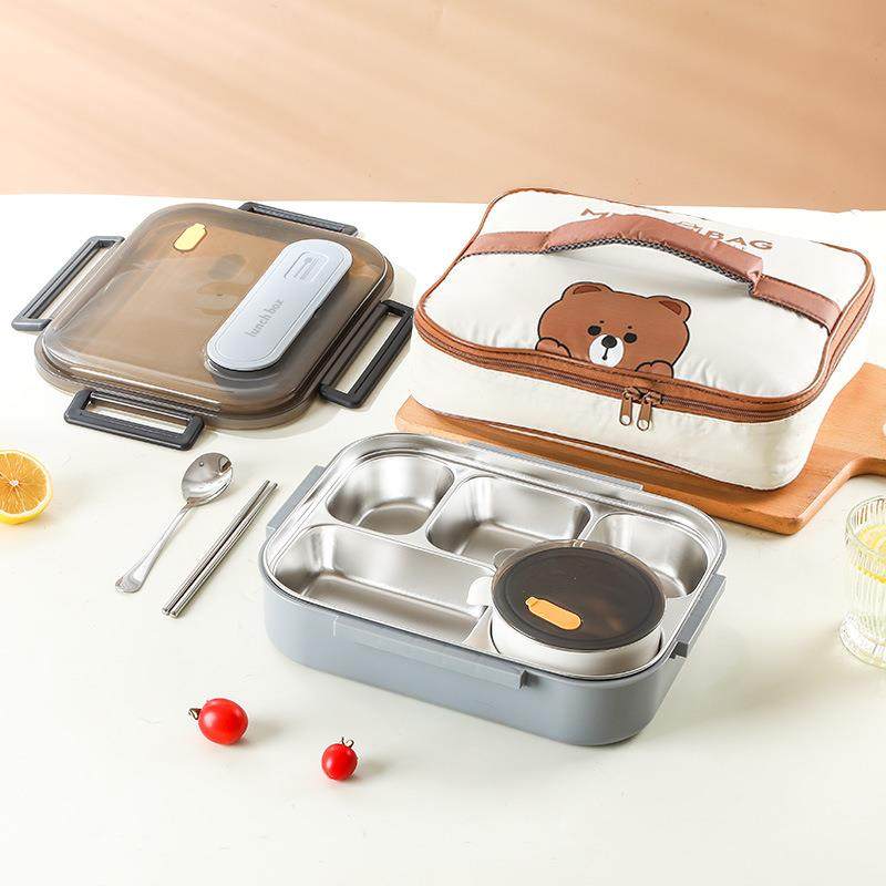 316不锈钢饭盒大容量学生食堂饭盒上班族分隔保温便当盒便携饭盒,淘宝优惠券,粉丝福利购,淘宝优惠卷