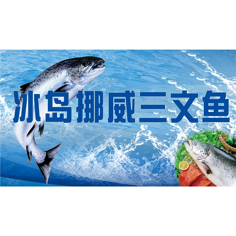 海报印制展板写真喷绘墙贴纸挂壁画美食挪威三文鱼宣传图片,淘宝优惠券,粉丝福利购,淘宝优惠卷