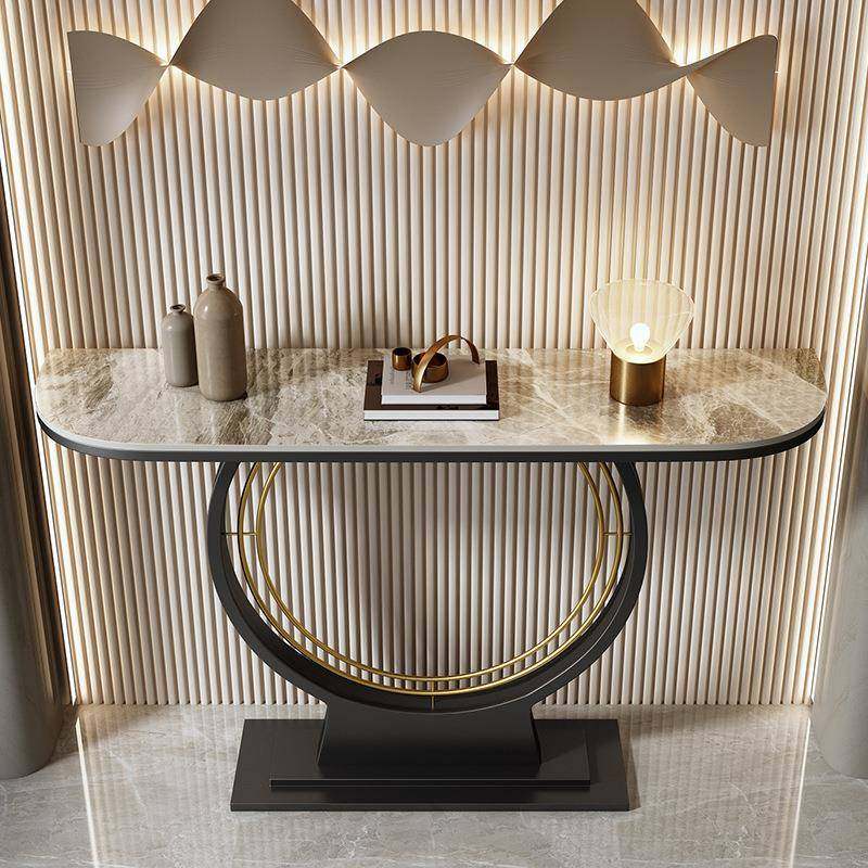 轻奢玄关桌岩板北欧装饰条案入户大理石玄关台简约现代新中式靠墙,淘宝优惠券,粉丝福利购,淘宝优惠卷