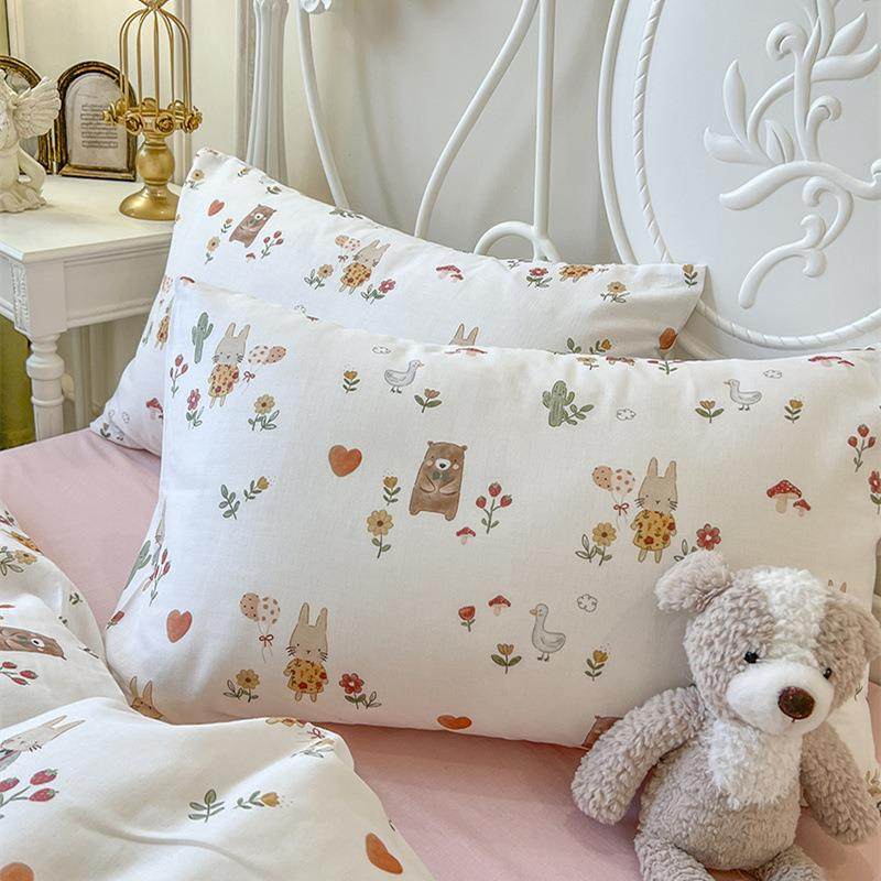 A类云感棉双层纱全棉四件套母婴级裸睡软糯床单床笠款家用宿舍床,淘宝优惠券,粉丝福利购,淘宝优惠卷