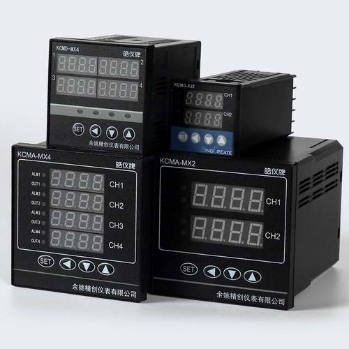 皓仪牌智能温差控制器KCMA-MX21MA两路混合输入两路4-20mA输出 - 图0