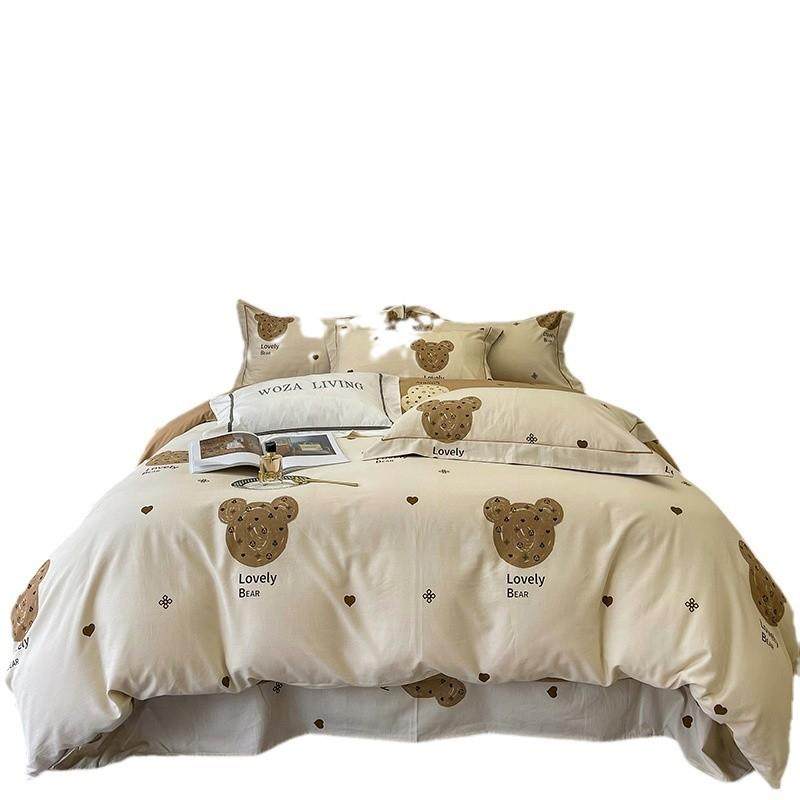 春季加厚全棉磨毛床上四件套100纯棉卡通儿童被套床单款春秋床品,淘宝优惠券,粉丝福利购,淘宝优惠卷