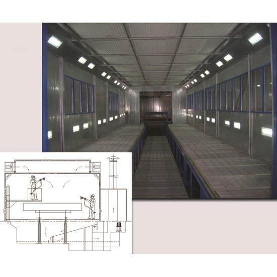水帘喷漆室处理各种漆雾非标操作简单使用方便,淘宝优惠券,粉丝福利购,淘宝优惠卷