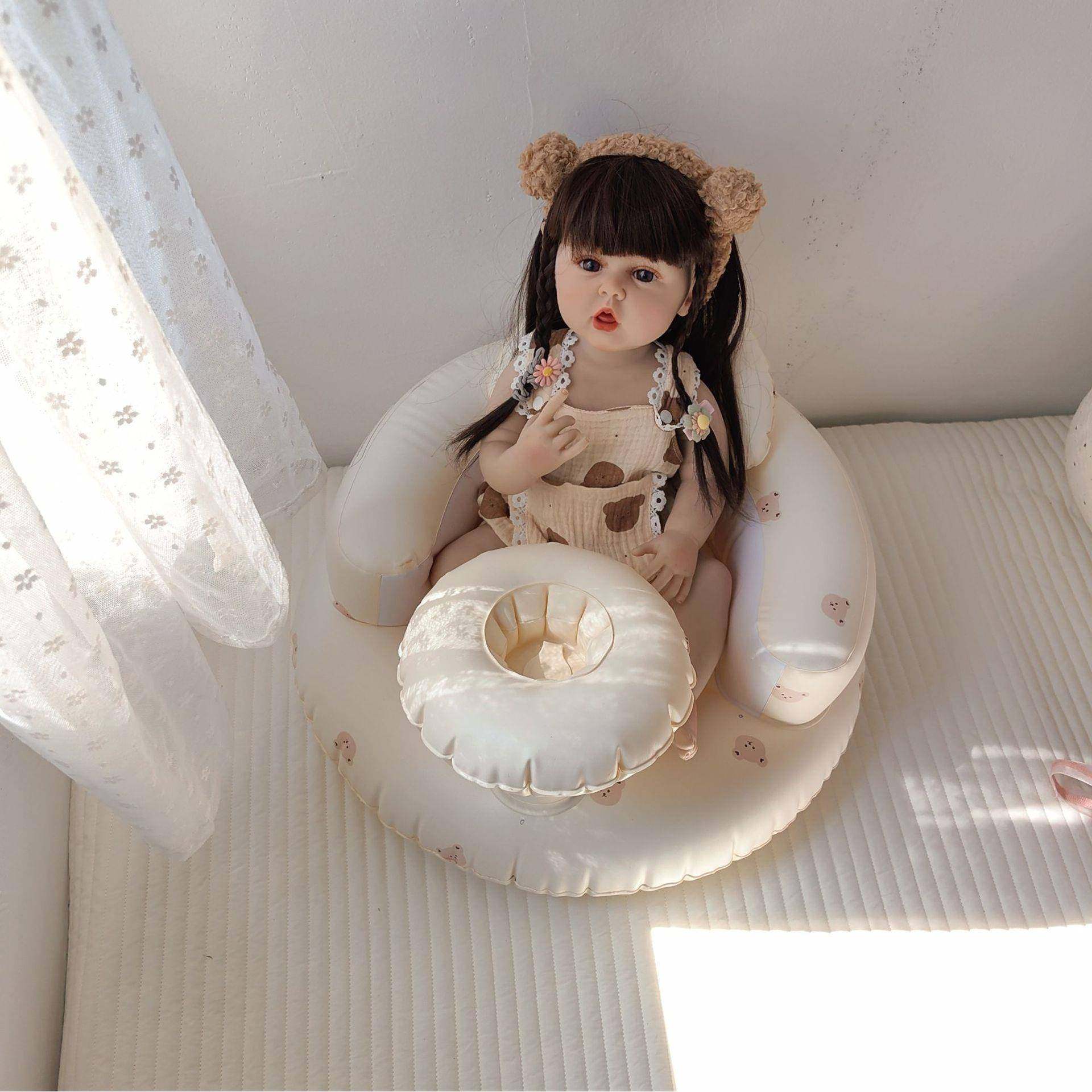 宝宝学坐椅安全防摔婴儿训练坐神器外出便捷座椅坐垫儿童充气沙发,淘宝优惠券,粉丝福利购,淘宝优惠卷