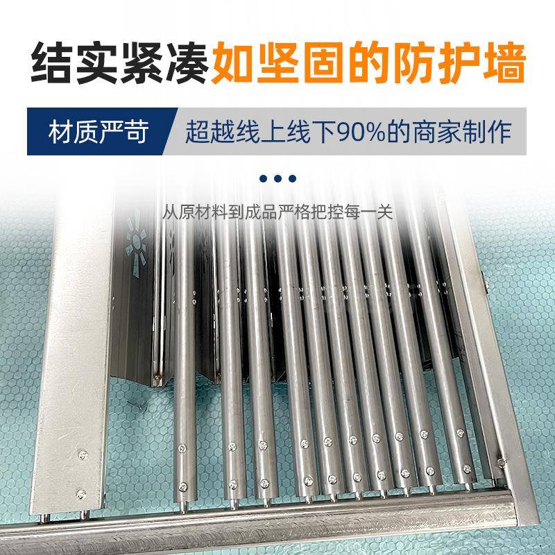 压花艺拉闸门家用阳台推拉门拉加厚款铸铁拉闸门商384盗铺铁防推 - 图2