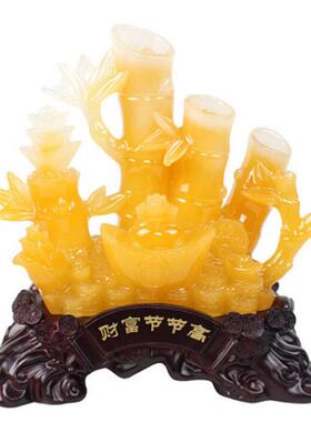 节节高815033竹客子脂工招艺品摆件家居电视柜办公树室摆设装饰品