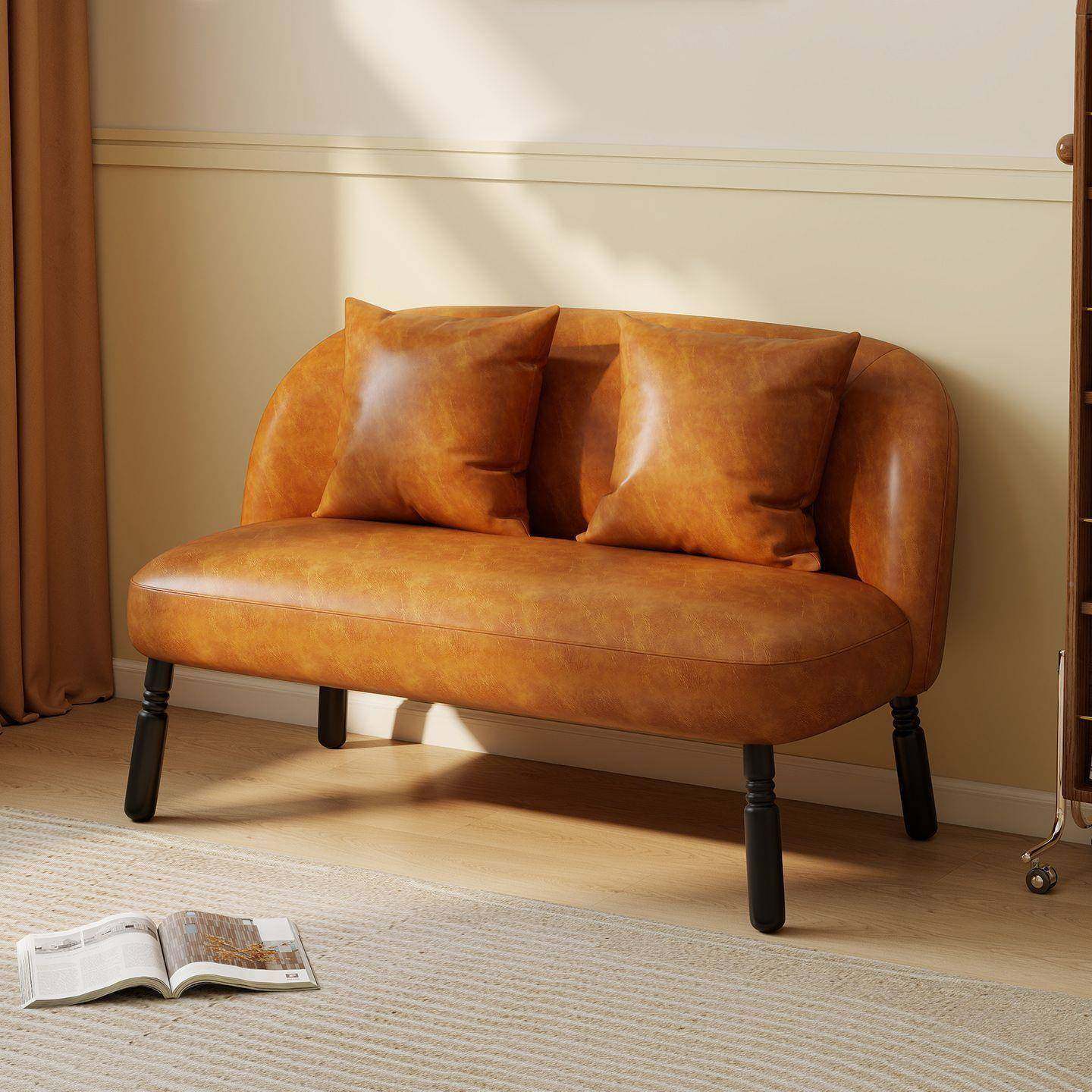 复古油皮双蜡沙发出房客厅租小985户型卧室简易茶人楼卡座休息区,淘宝优惠券,粉丝福利购,淘宝优惠卷