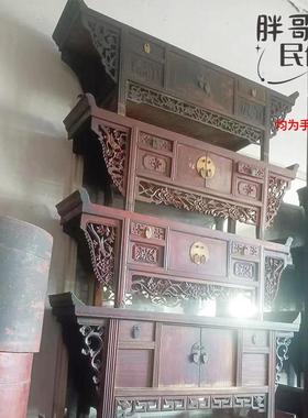 农家民宿乐民宿老物怀件旧80旧家AL具炕桌旧摆件橱子年代农村货小